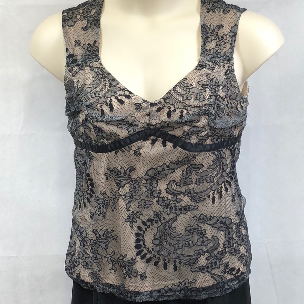 Clothing Co Notations Lace Sleeveless Top